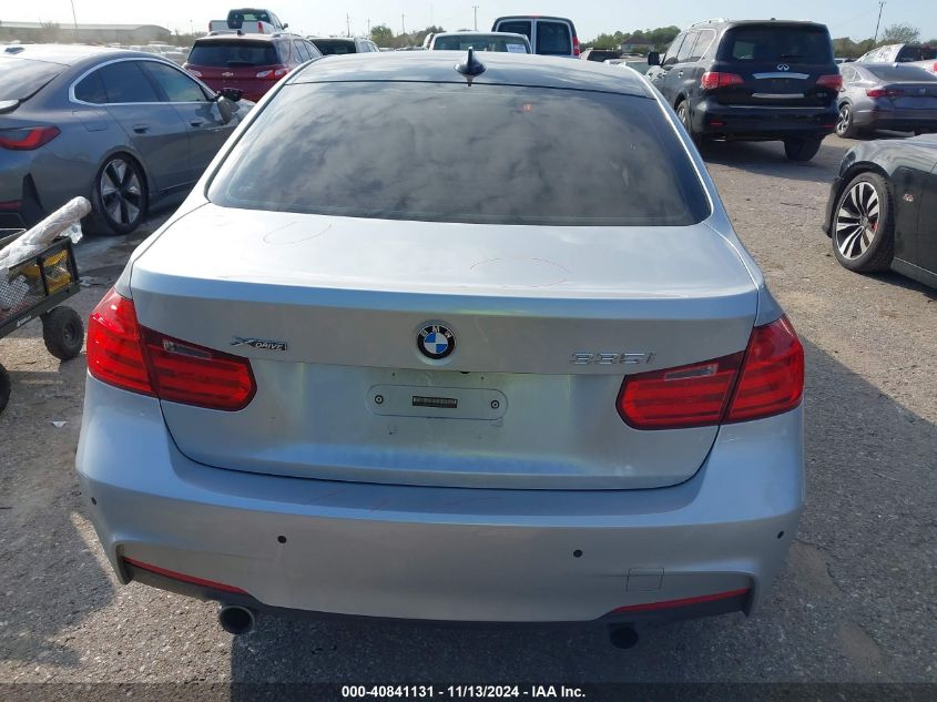 2015 BMW 335I xDrive VIN: WBA3B9G54FNR95002 Lot: 40841131