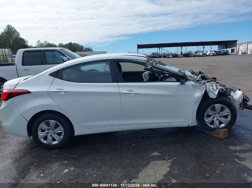 2016 Hyundai Elantra Se VIN: 5NPDH4AE2GH758074 Lot: 40841134