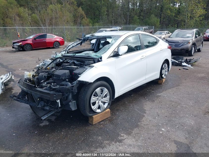 2016 Hyundai Elantra Se VIN: 5NPDH4AE2GH758074 Lot: 40841134