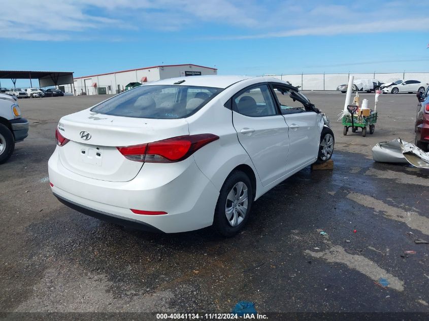 2016 Hyundai Elantra Se VIN: 5NPDH4AE2GH758074 Lot: 40841134