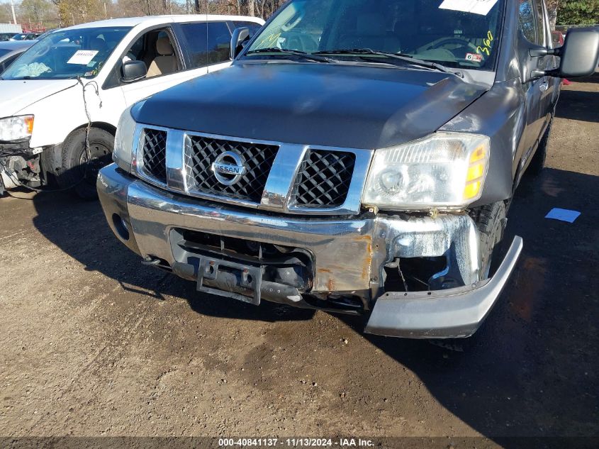 2007 Nissan Titan Se VIN: 1N6BA07B57N237204 Lot: 40841137