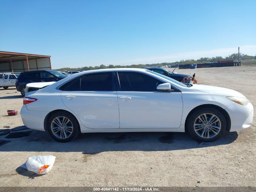 2015 Toyota Camry Se VIN: 4T1BF1FK7FU492660 Lot: 40841142