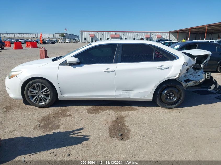 2015 Toyota Camry Se VIN: 4T1BF1FK7FU492660 Lot: 40841142