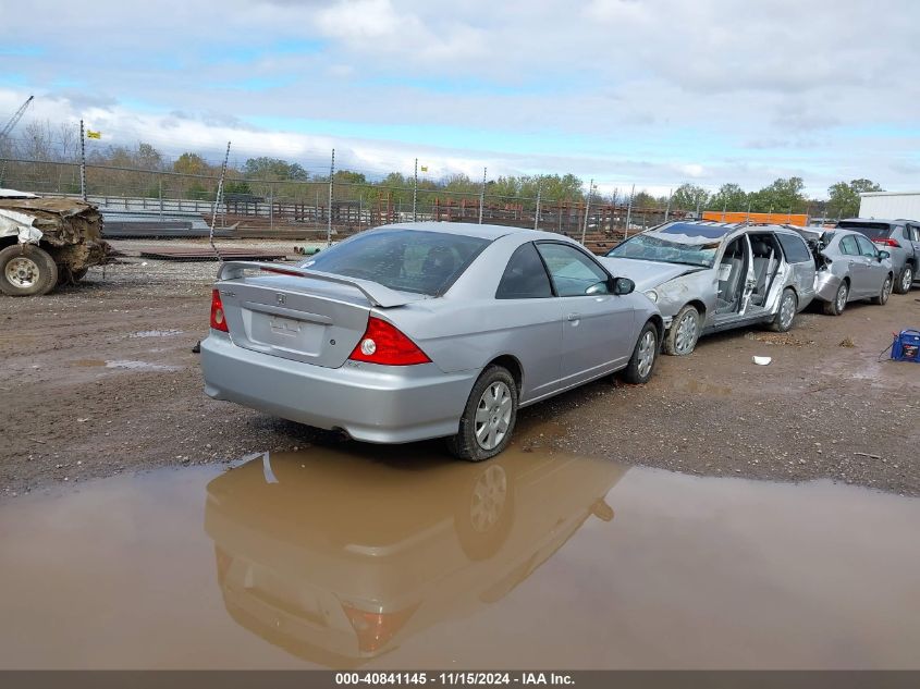 2004 Honda Civic Lx VIN: 1HGEM22574L000484 Lot: 40841145