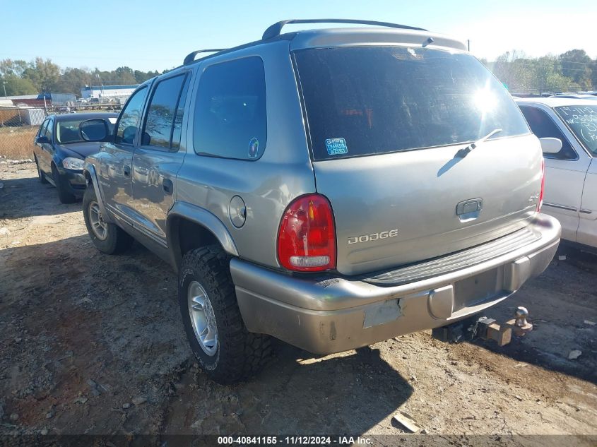 1999 Dodge Durango VIN: 1B4HS28Y8XF637614 Lot: 40841155