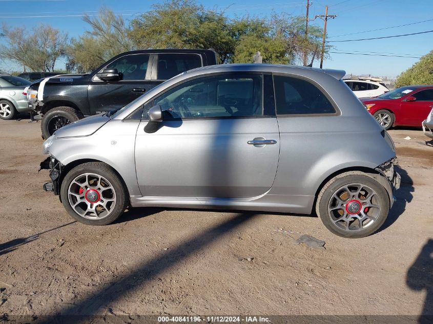 2015 Fiat 500 Sport VIN: 3C3CFFBR2FT707255 Lot: 40841196