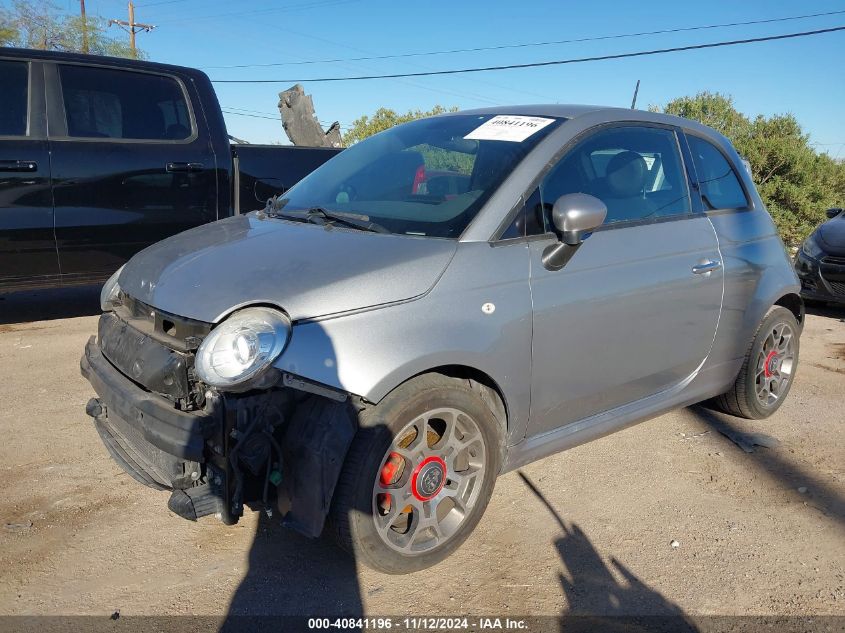 2015 Fiat 500 Sport VIN: 3C3CFFBR2FT707255 Lot: 40841196