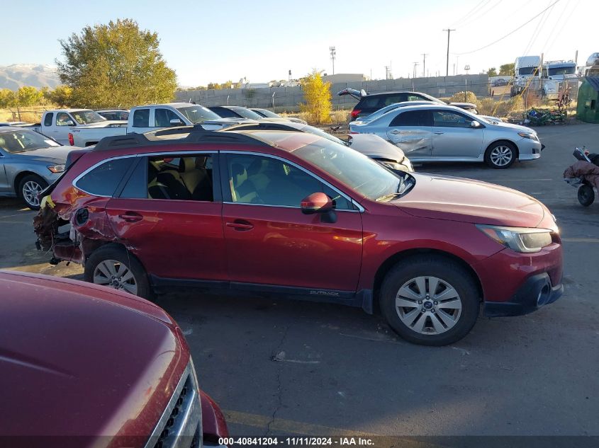 2019 Subaru Outback 2.5I Premium VIN: 4S4BSAHC7K3238321 Lot: 40841204