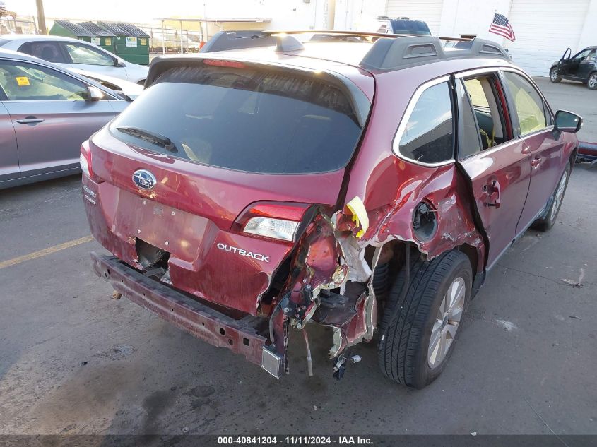 2019 Subaru Outback 2.5I Premium VIN: 4S4BSAHC7K3238321 Lot: 40841204