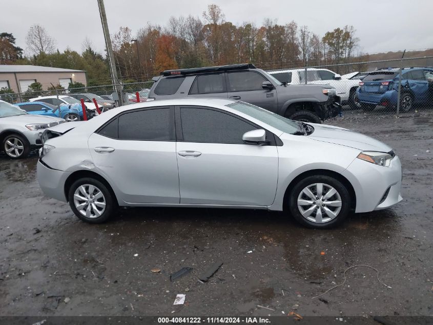 2014 Toyota Corolla Le VIN: 2T1BURHE1EC067690 Lot: 40841222