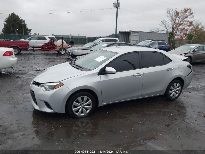 2014 Toyota Corolla Le VIN: 2T1BURHE1EC067690 Lot: 40841222