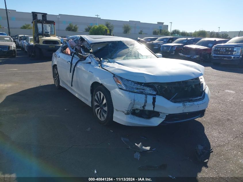 2017 Honda Accord Hybrid Touring VIN: JHMCR6F74HC024272 Lot: 40841254