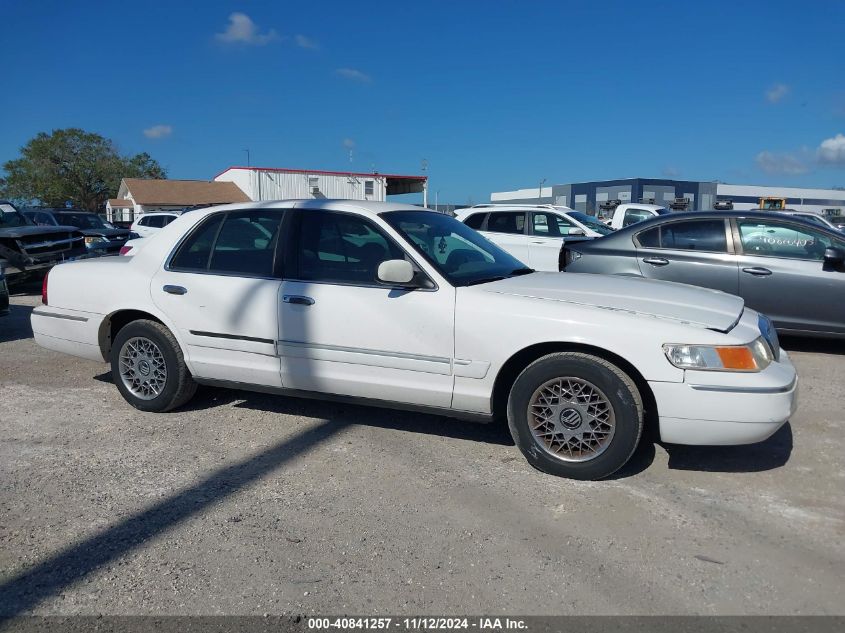 1999 Mercury Grand Marquis Gs VIN: 2MEFM74W6XX628418 Lot: 40841257