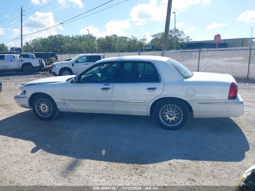 1999 Mercury Grand Marquis Gs VIN: 2MEFM74W6XX628418 Lot: 40841257