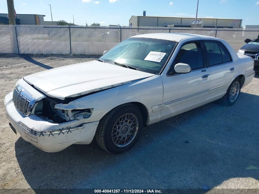 1999 Mercury Grand Marquis Gs VIN: 2MEFM74W6XX628418 Lot: 40841257