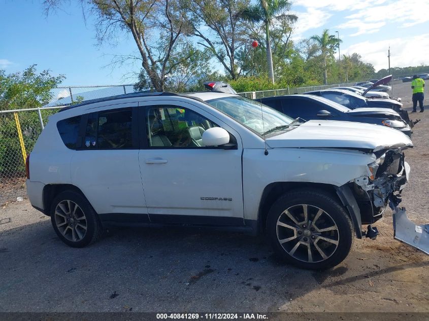 2017 Jeep Compass High Altitude 4X4 VIN: 1C4NJDEB5HD177975 Lot: 40841269