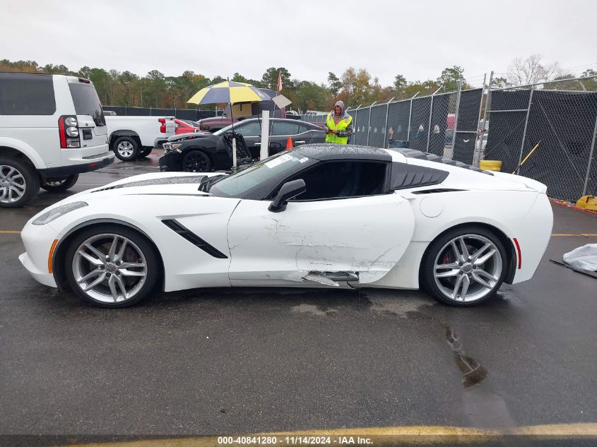 2016 Chevrolet Corvette Stingray Z51 VIN: 1G1YG2D78G5111872 Lot: 40841280