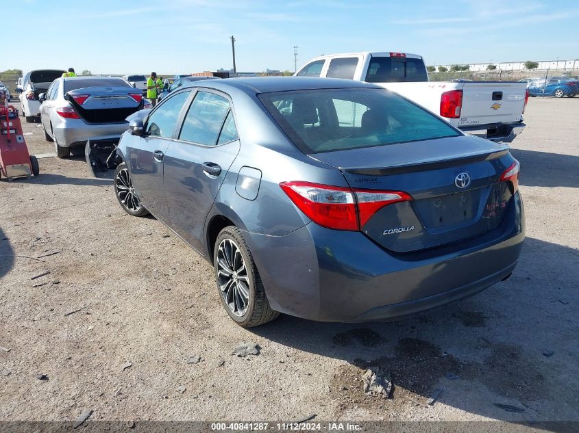 2014 Toyota Corolla S Plus VIN: 2T1BURHEXEC103716 Lot: 40841287