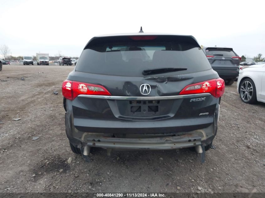 2015 Acura Rdx VIN: 5J8TB4H55FL028626 Lot: 40841290