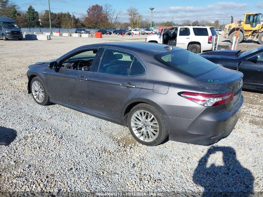 2018 Toyota Camry Hybrid Xle VIN: 4T1B21HK7JU009363 Lot: 40841313