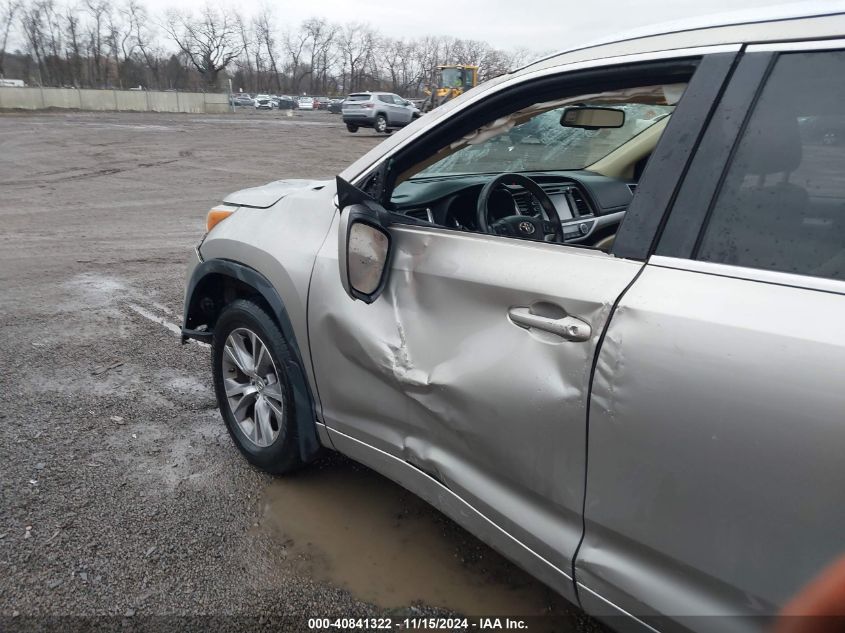 2014 TOYOTA HIGHLANDER XLE V6 - 5TDJKRFH0ES030765