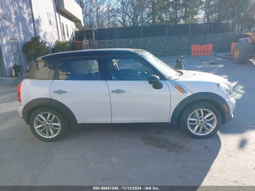 2012 Mini Cooper Countryman VIN: WMWZB3C50CWM03811 Lot: 40841345