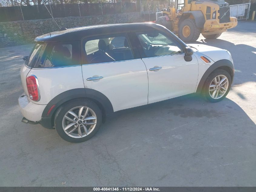 2012 Mini Cooper Countryman VIN: WMWZB3C50CWM03811 Lot: 40841345