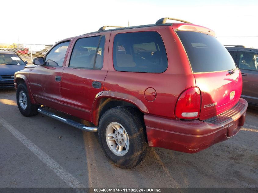 2000 Dodge Durango VIN: 1B4HR28Z2YF254421 Lot: 40841374