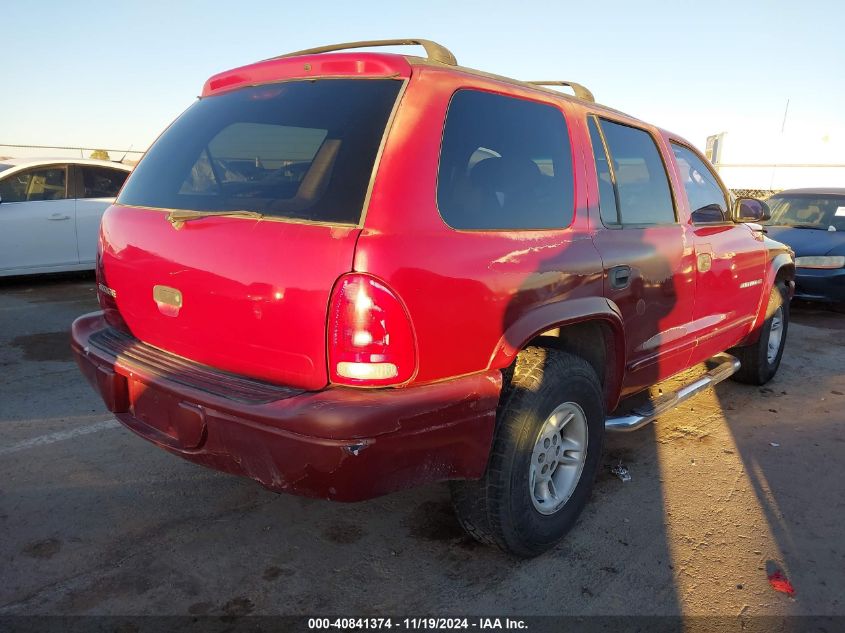 2000 Dodge Durango VIN: 1B4HR28Z2YF254421 Lot: 40841374