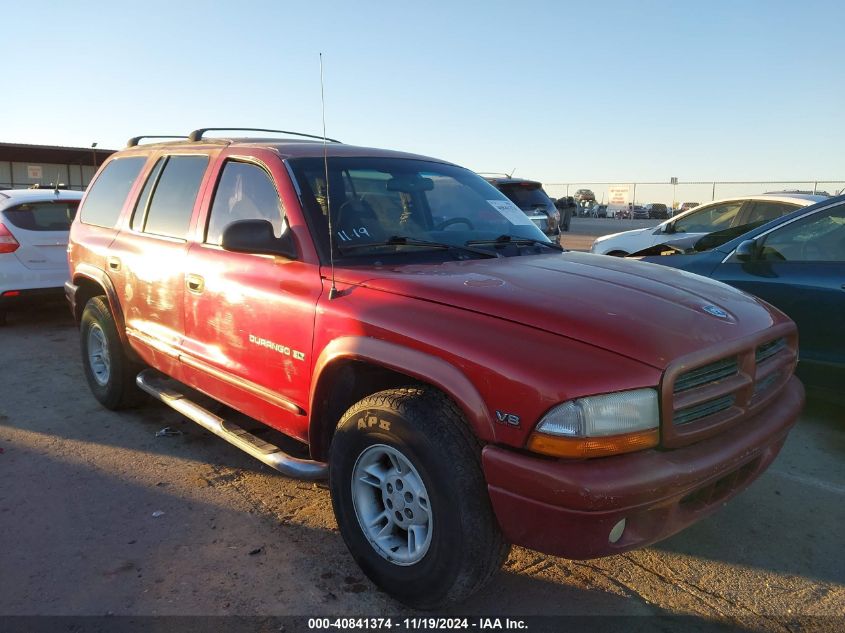 2000 Dodge Durango VIN: 1B4HR28Z2YF254421 Lot: 40841374