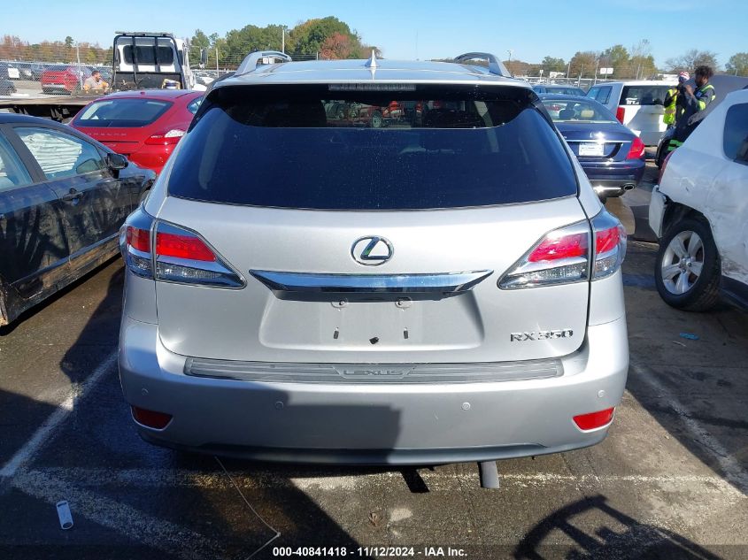 2015 Lexus Rx 350 VIN: 2T2ZK1BA6FC182326 Lot: 40841418