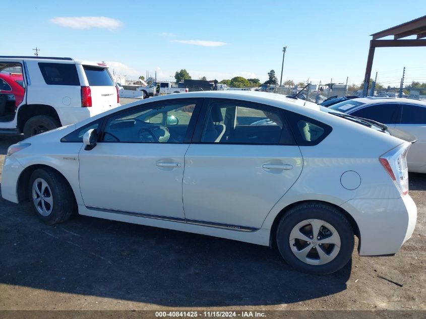 2011 Toyota Prius Two VIN: JTDKN3DU3B1370882 Lot: 40841425