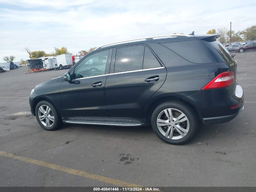 2013 Mercedes-Benz Ml 350 Bluetec 4Matic VIN: 4JGDA2EB6DA239875 Lot: 40841446