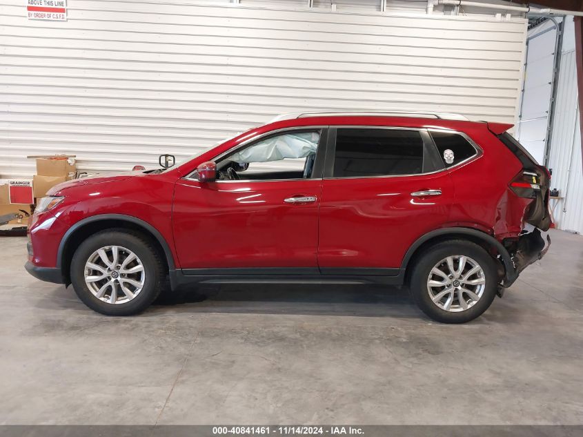 2017 Nissan Rogue Sv VIN: JN8AT2MV7HW266240 Lot: 40841461