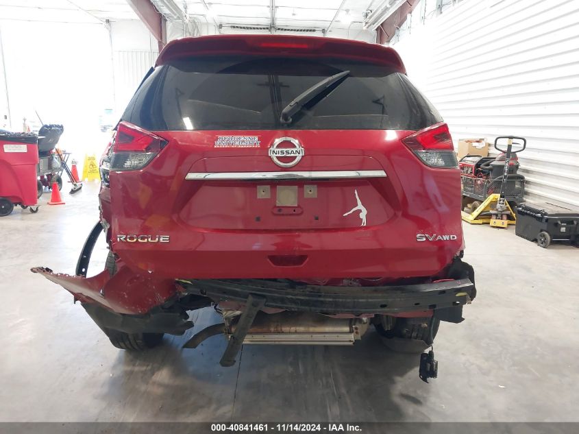 2017 Nissan Rogue Sv VIN: JN8AT2MV7HW266240 Lot: 40841461