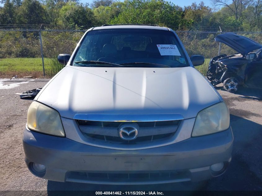 2002 Mazda Tribute Es V6/Lx V6 VIN: 4F2YU09132KM30275 Lot: 40841462