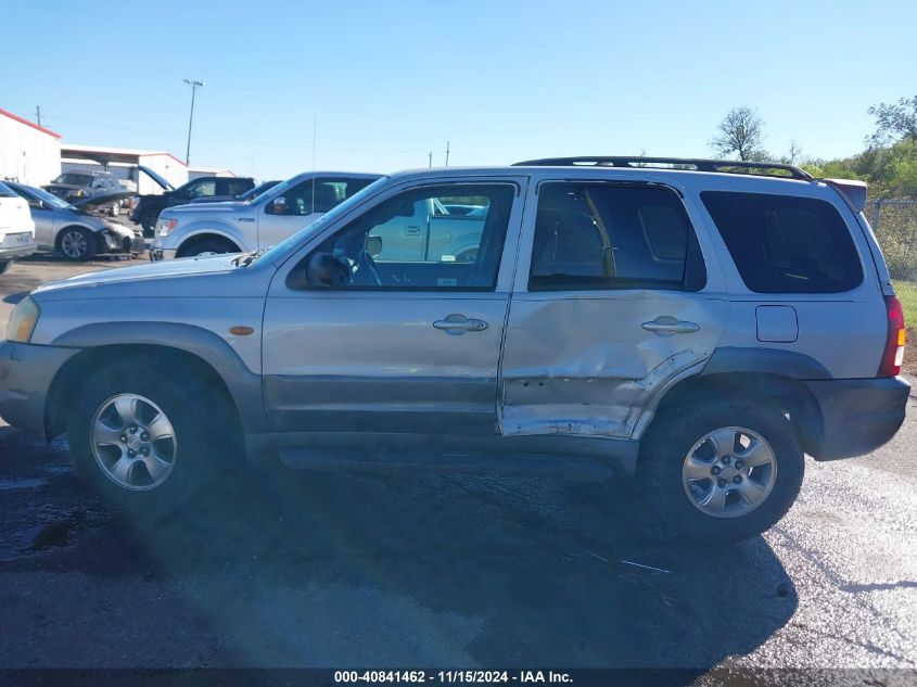 2002 Mazda Tribute Es V6/Lx V6 VIN: 4F2YU09132KM30275 Lot: 40841462