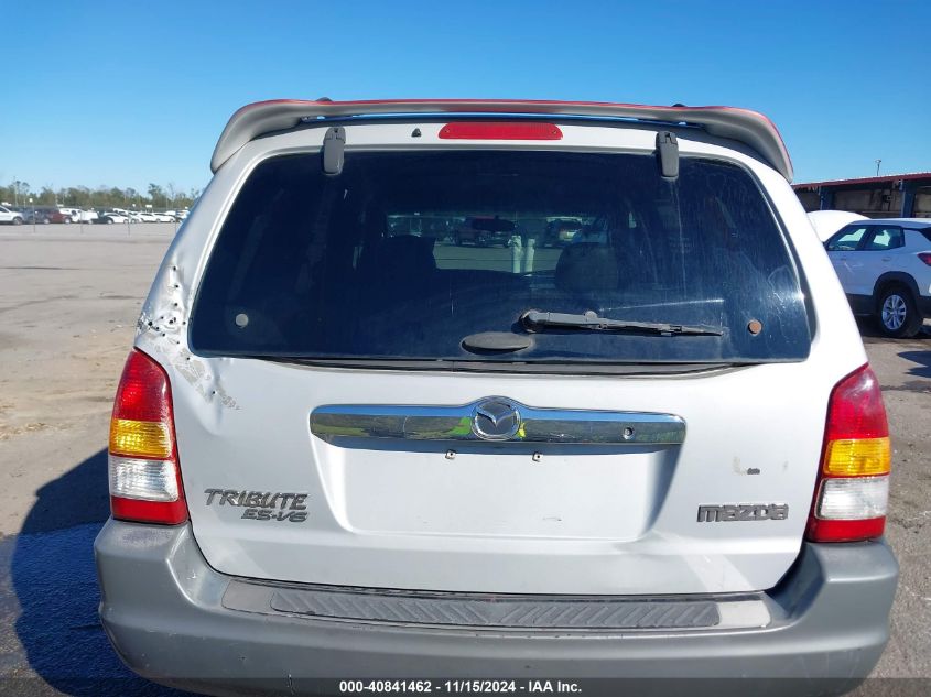 2002 Mazda Tribute Es V6/Lx V6 VIN: 4F2YU09132KM30275 Lot: 40841462