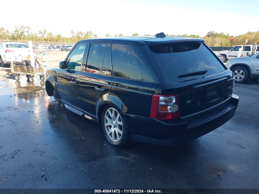 2008 Land Rover Range Rover Sport Hse VIN: SALSK254X8A151288 Lot: 40841472