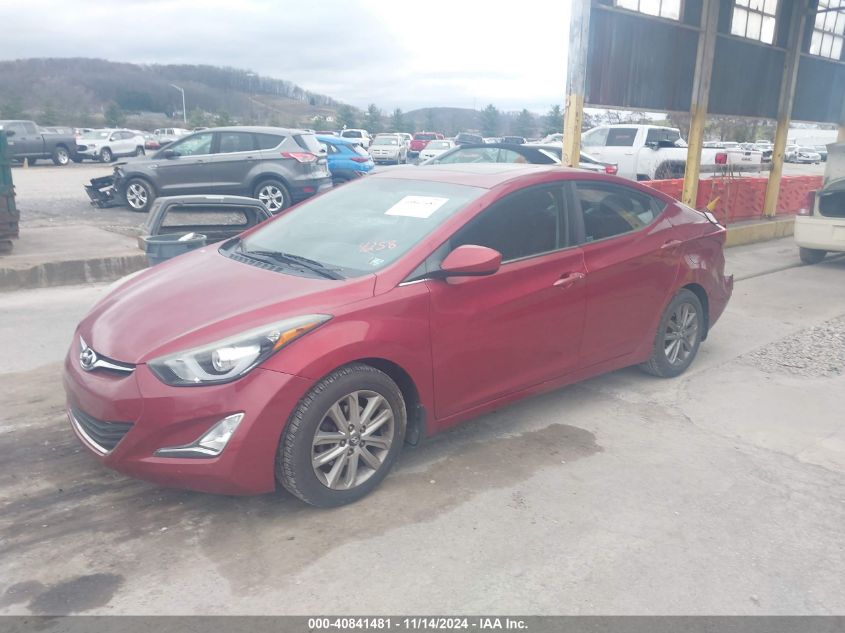 VIN 5NPDH4AE9FH584258 2015 HYUNDAI ELANTRA no.2