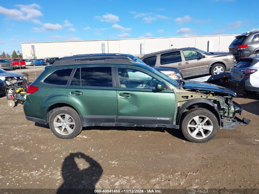 2013 Subaru Outback 2.5I Premium VIN: 4S4BRBCC3D3210964 Lot: 40841485