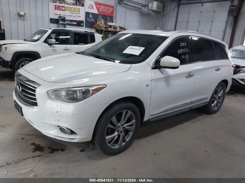 2014 Infiniti Qx60 VIN: 5N1AL0MN7EC555322 Lot: 40841531