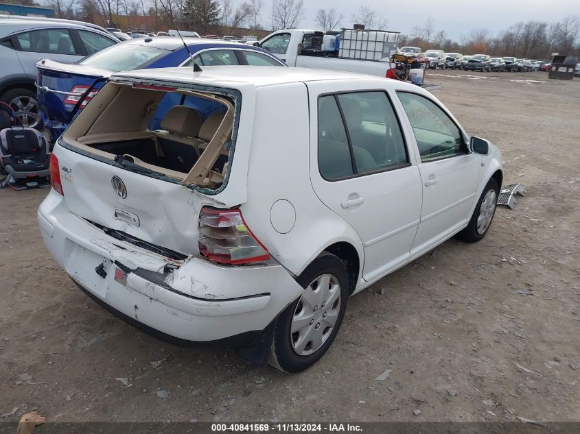 2006 Volkswagen Golf Gl 2.0L VIN: 9BWFL61J964004129 Lot: 40841569