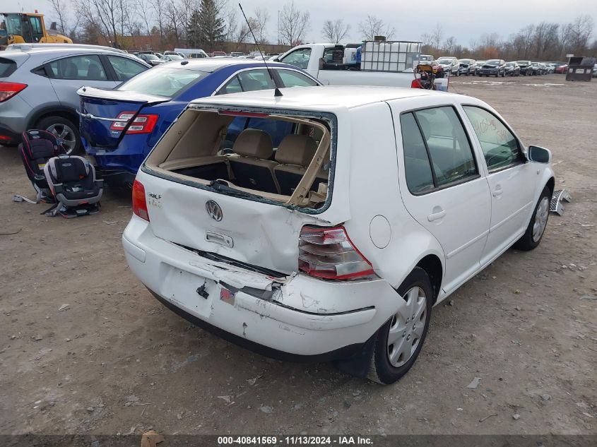 2006 Volkswagen Golf Gl 2.0L VIN: 9BWFL61J964004129 Lot: 40841569