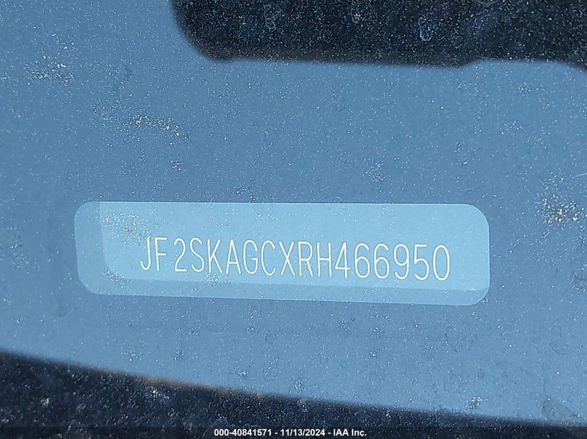 2024 SUBARU FORESTER SPORT - JF2SKAGCXRH466950