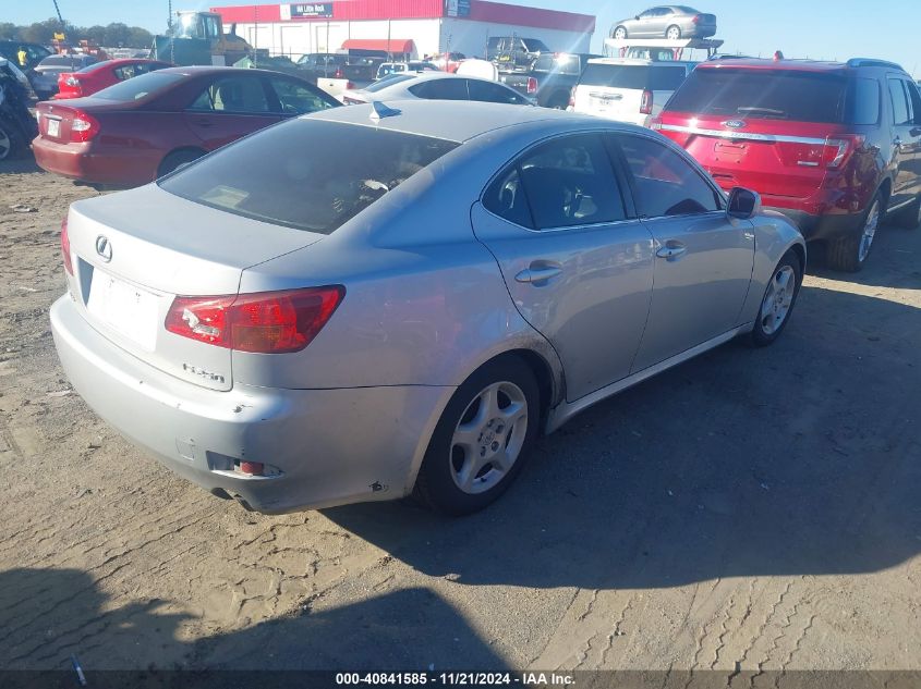 2007 Lexus Is 250 VIN: JTHBK262572032396 Lot: 40841585