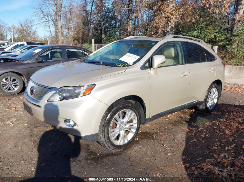 2011 Lexus Rx 450H VIN: JTJBC1BA6B2041085 Lot: 40841589