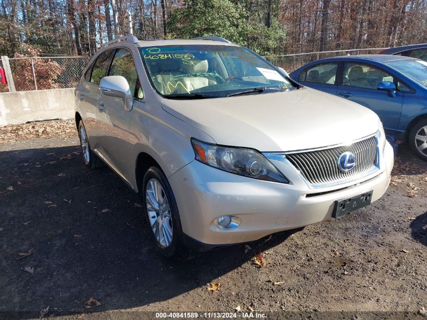 2011 Lexus Rx 450H VIN: JTJBC1BA6B2041085 Lot: 40841589