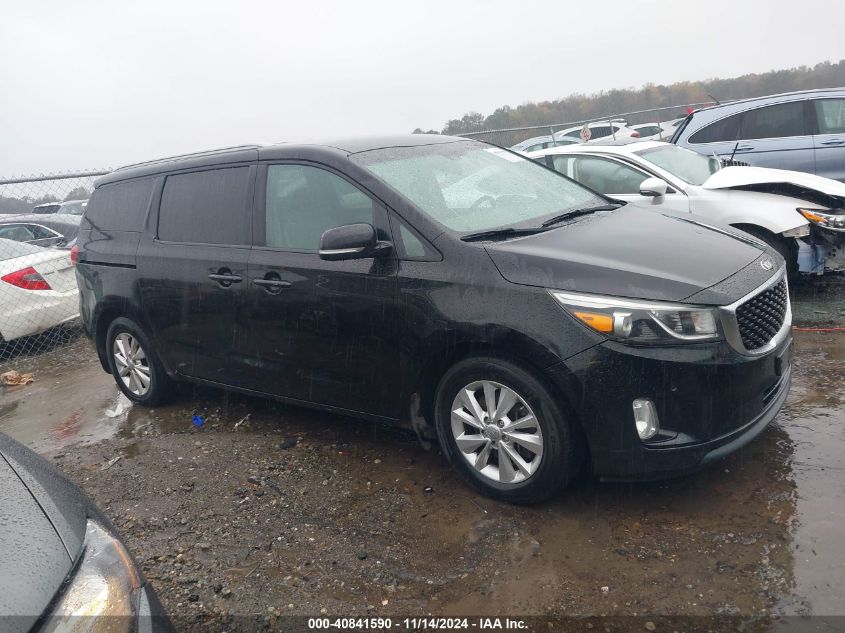 2017 Kia Sedona Lx VIN: KNDMB5C15H6327936 Lot: 40841590