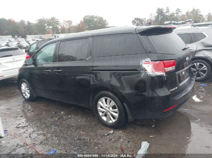 2017 Kia Sedona Lx VIN: KNDMB5C15H6327936 Lot: 40841590